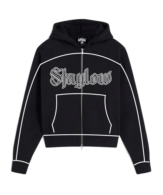 StayLow Zip Hoodie - Black